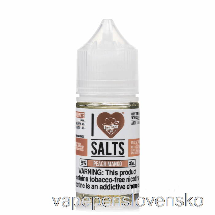 Broskyňa Mango - Milujem Soli - 30ml 50mg Vape Shop Bratislava